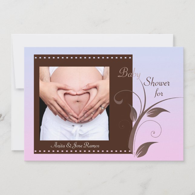 Unknown Gender - Photo Baby Shower Invitation (Front)