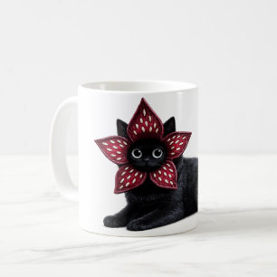 Unknown Monster Black Cat   Dark Fantasy Cat Art   Coffee Mug