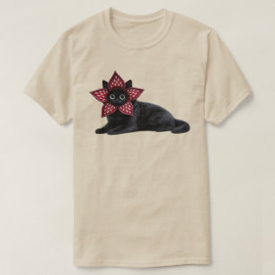 Unknown Monster Black Cat   Dark Fantasy Cat Art   T-Shirt