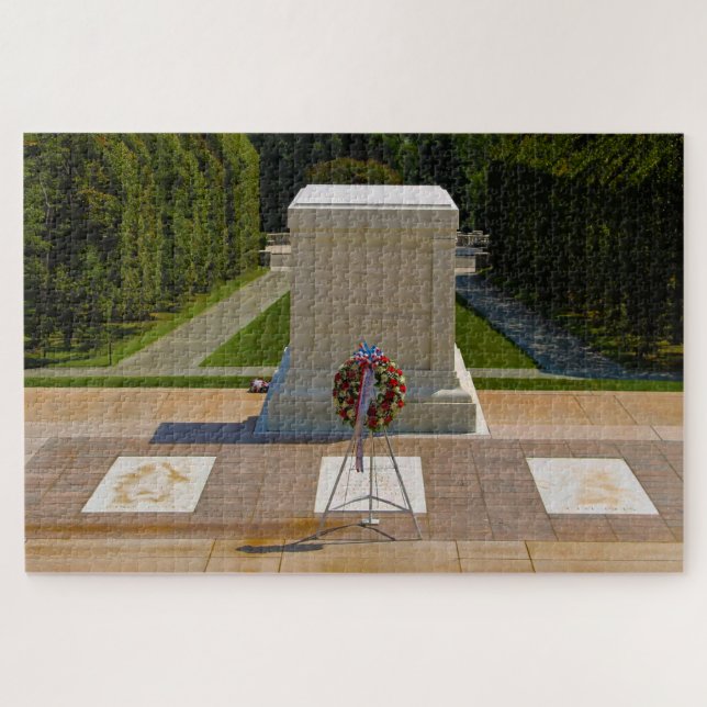 Unknown  Soldier Arlington Cemetery Jigsaw Puzzle (Horizontal)