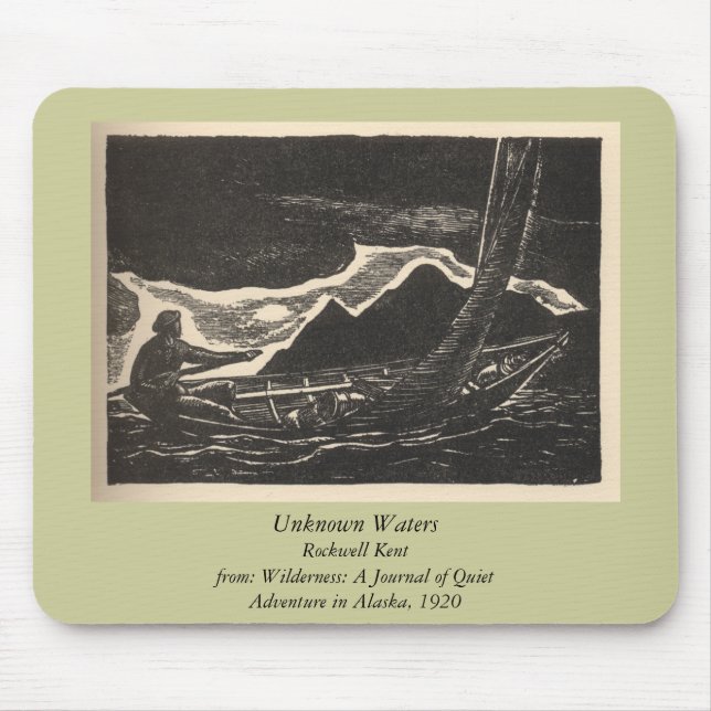 Unknown Waters Mouse Mat (Front)