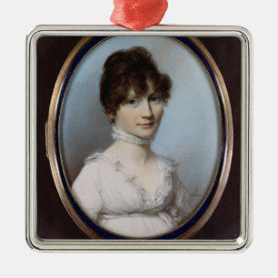 Unknown woman metal tree decoration