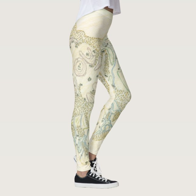 Unlabled Map of Trino Leggings (Right)