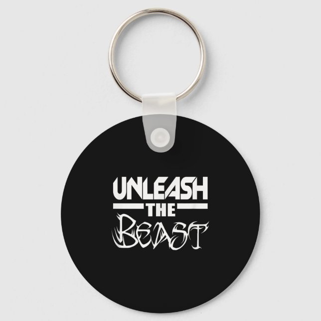 Unleahe C380 Workout Gym Fitness Motivation  Key Ring (Front)