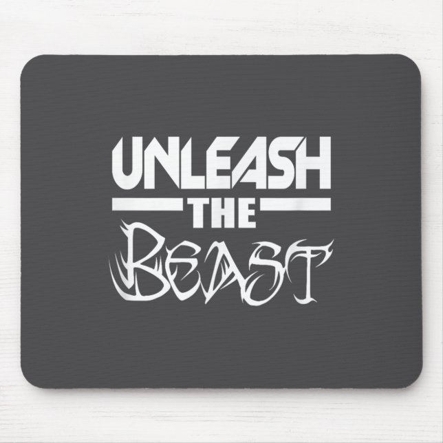 Unleahe C380 Workout Gym Fitness Motivation  Mouse Mat (Front)