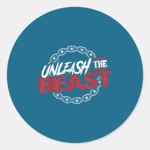 Unleahe _ Gym Mode Fitness Motivation Wer Classic Round Sticker
