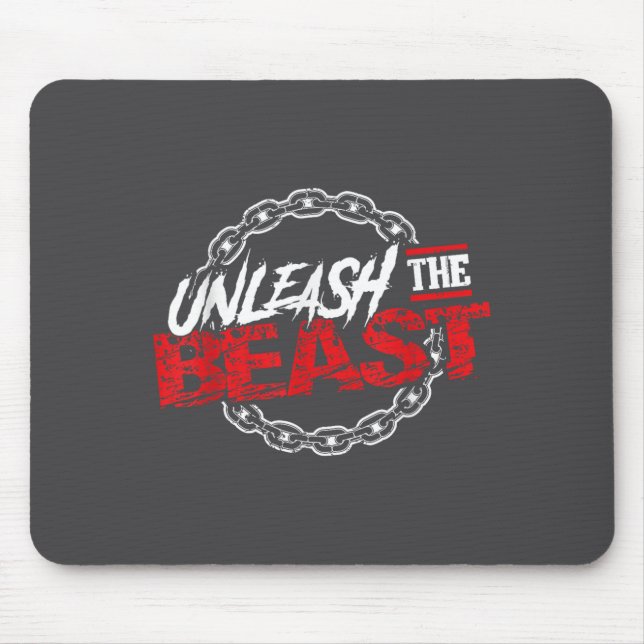 Unleahe _ Gym Mode Fitness Motivation Wer  Mouse Mat (Front)