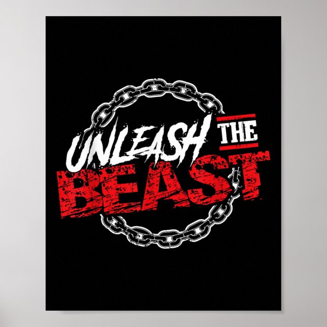 Unleahe _ Gym Mode Fitness Motivation Wer  Poster (Front)