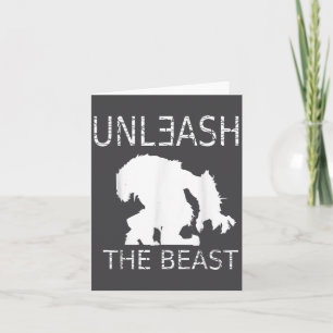 Unleahe Workout Motivation Gym Graphic Card