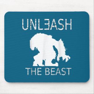 Unleahe Workout Motivation Gym Graphic  Mouse Mat