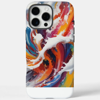 Unleash Creativity Gift: Vibrant Abstract iPhone 16 Pro Max Case