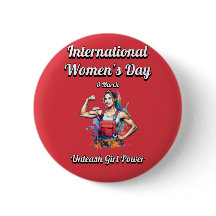 Unleash Girl Power. International Women's Day.