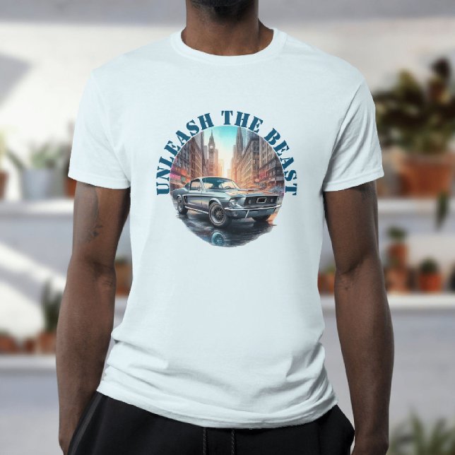 Unleash The Beast American Muscle Car T-Shirt (Creator Uploaded)