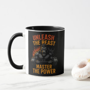 Unleash the Beast – Bodybuilding Power Muscle Gift Mug