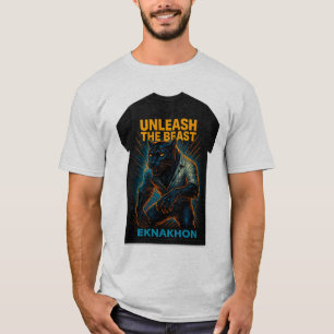 Unleash the Beast – Neon Panther Power Graphic Tee