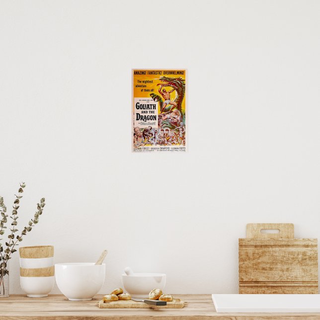 Unleash The Dragon Slayer Poster (Kitchen)
