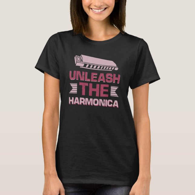 Unleash The Harmonica 5 T-Shirt (Front)