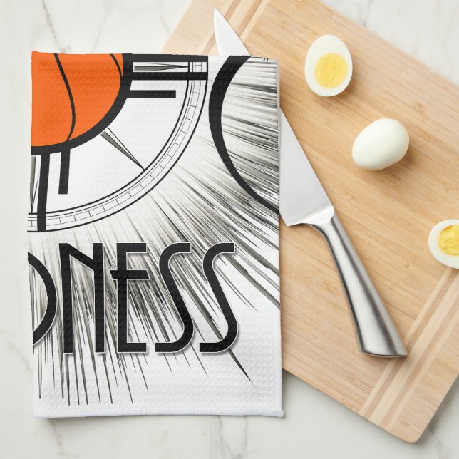 Unleash The Madness Dragons Light Tea Towel (Quarter Fold)