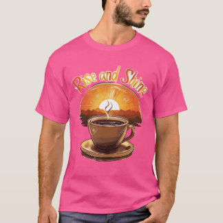  Unleash Your Creativity with Steaming Coffee Cup  T-Shirt