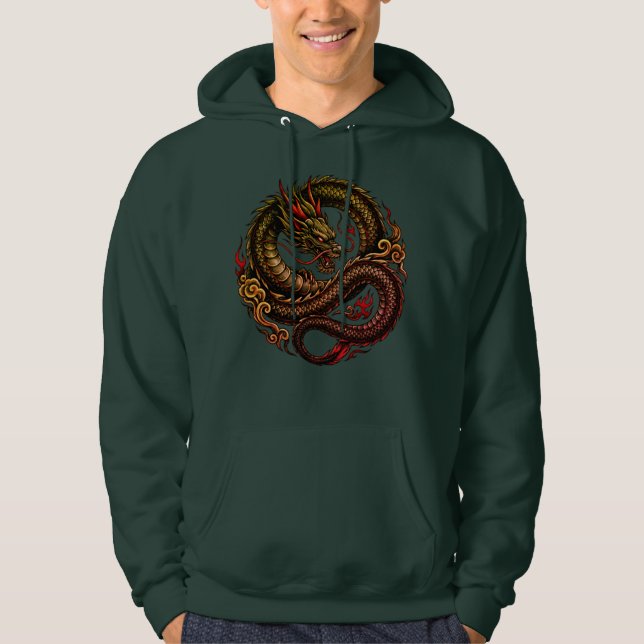 Unleash Your Fire Dragon Hoodie 🔥 (Front)