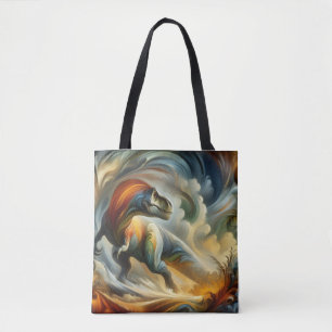 🦕Unleash Your Inner Artist with Dinosaur-Themed Tote Bag