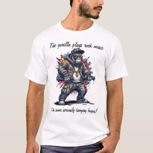 Unleash Your Inner Beat Beast - Gorilla DJ Custom  T-Shirt