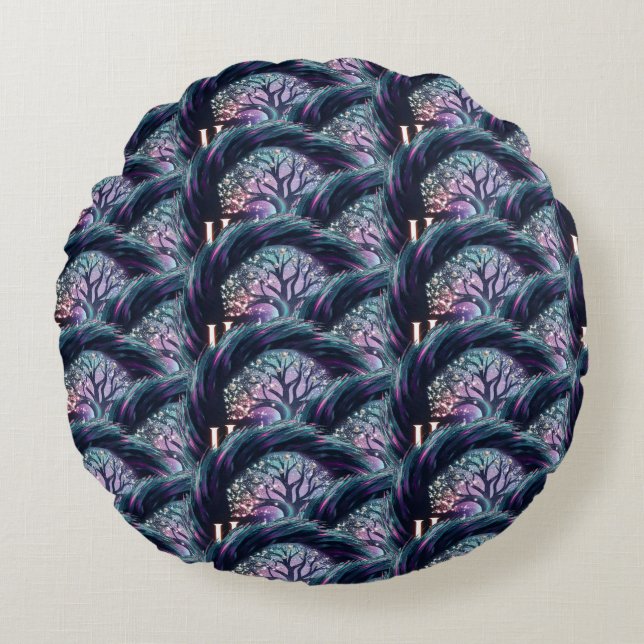 Unleash Your Inner Magic Pattern Round Cushion (Front)