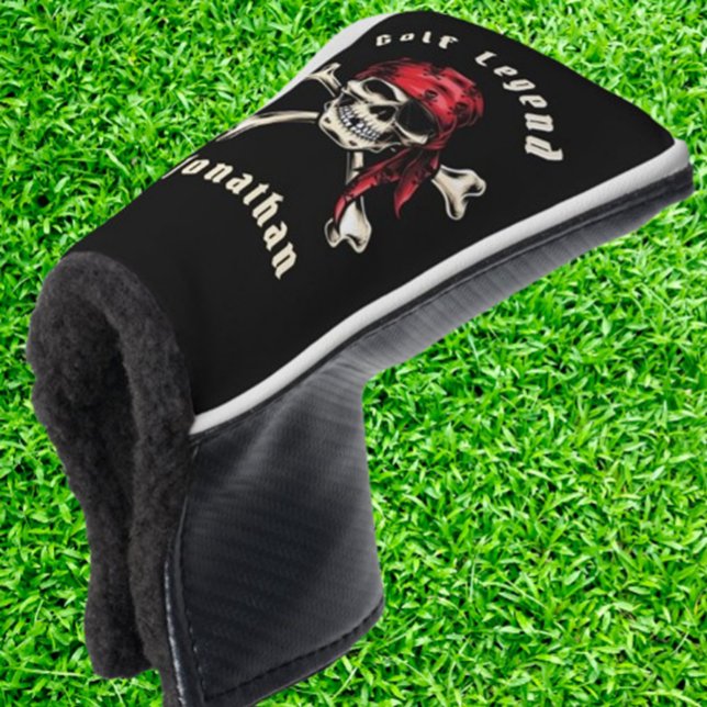 Unleash Your Inner Pirate on the Golf Course Golf Head Cover (Discover awesome golf gift ideas that your golf-loving friends will adore!)