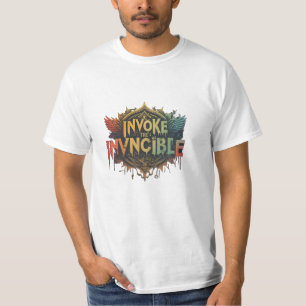 Unleash Your Inner Power: Invoke the Invincible T- T-Shirt