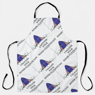 Unleash Your Inner Statistician Bell Curve Humour Apron