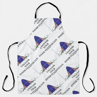 Unleash Your Inner Statistician Bell Curve Humour Apron