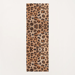 Unleash Your Inner Strength on a Stylish Leopard  Yoga Mat