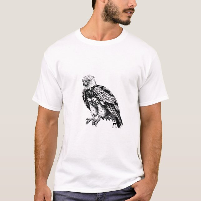 Unleash Your Inner Strength - Regal Harpy Eagle T-Shirt (Front)
