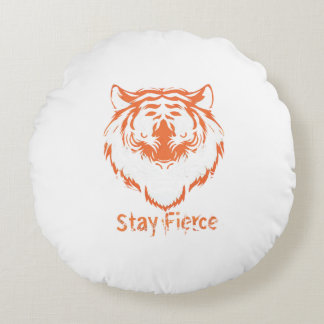 Unleash Your InnerTiger with Our Fierce Collection Round Cushion
