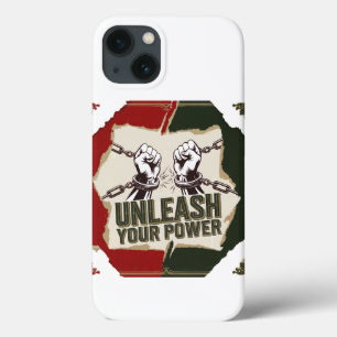 Unleash Your Power iphone case Breaking Chains