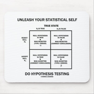 Unleash Your Statistical Self Hypothesis Testing Mouse Mat
