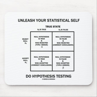 Unleash Your Statistical Self Hypothesis Testing Mouse Mat
