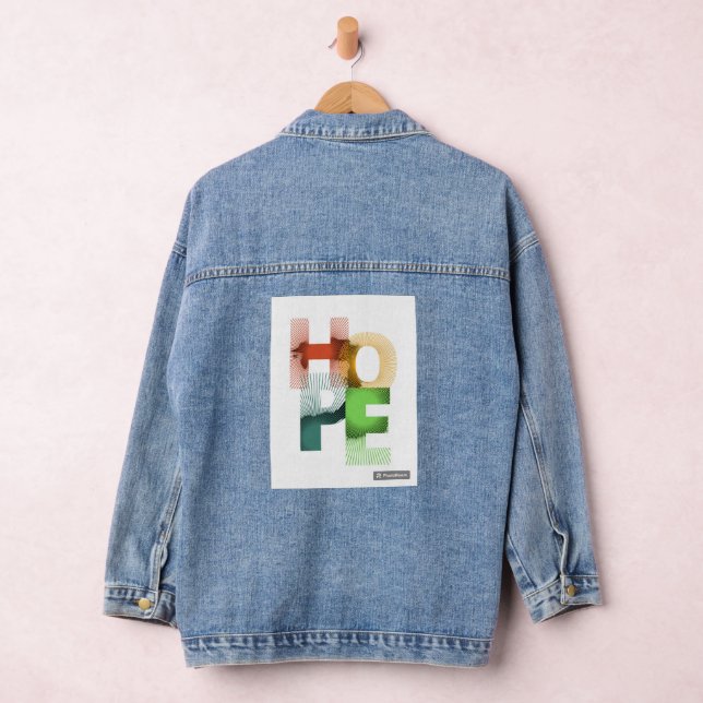 Unleash Your Style with Zaggel's Vibrant Multicolo Denim Jacket (Hangar)