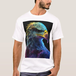 "Unleash Your Wild Side: Fierce Crystal Eagle  T-Shirt