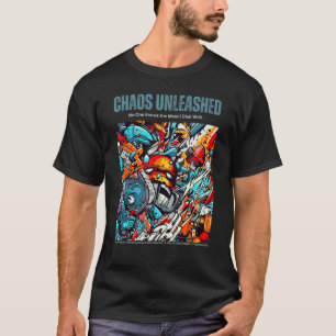 Unleashed Chaos The Ultimate HD Warzone AI Design T-Shirt