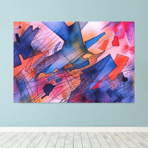"Unleashed Potential" Contemporary Abstract Art Canvas Print