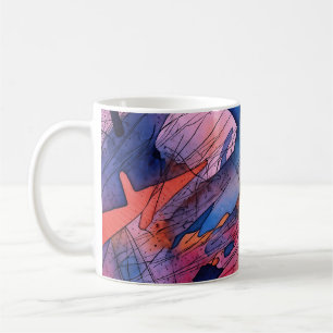 "Unleashed Potential" Contemporary Abstract Art Coffee Mug