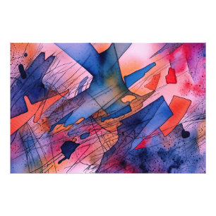 "Unleashed Potential" Contemporary Abstract Art Photo Print
