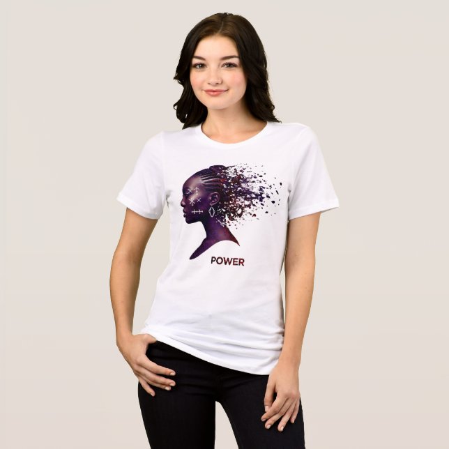 Unleashed_Power_Divine_Spirit. Tri-Blend Shirt (Front Full)