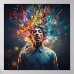 Unleashing Creativity: Human Spirit in Motion Post Poster