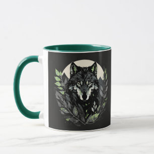Unleashing Nature's Spirit in a Wolf-Embraced Mug