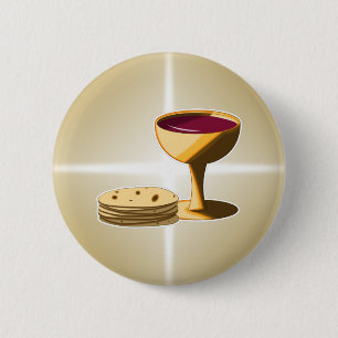 Unleavened Bread and Wine Button