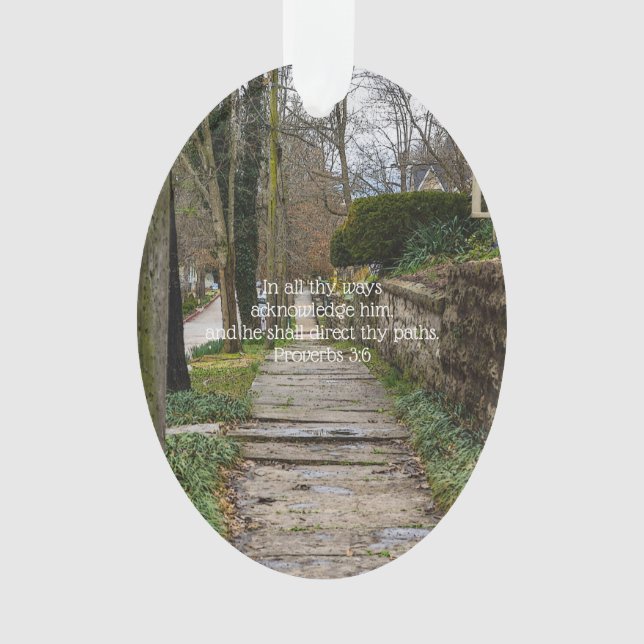 Unlevel Pathway Ornament (Front)