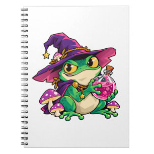 Unlicensed Alchemist Frog Wizard Notebook