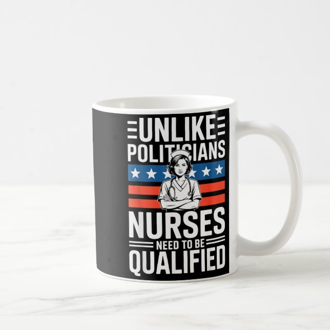 Unlike Liticians Nurses Need To Be Qualified Sarca Coffee Mug (Right)